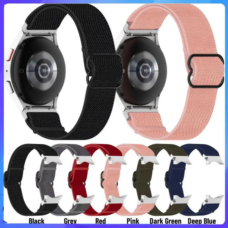 

Elastic Nylon Watch Strap For Samsung Watch5/watch5 Pro Sport Watchband Replaceable Wristband For Samsung Galaxy Watch 4/watch3