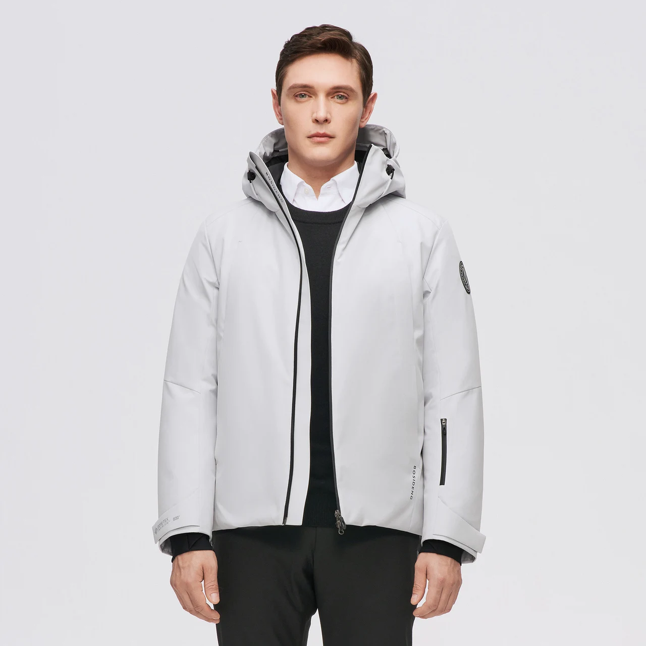 BOSIDENG Зимний пуховик мужской зимний 90% гусиный водонепроницаемый ветрозащитный