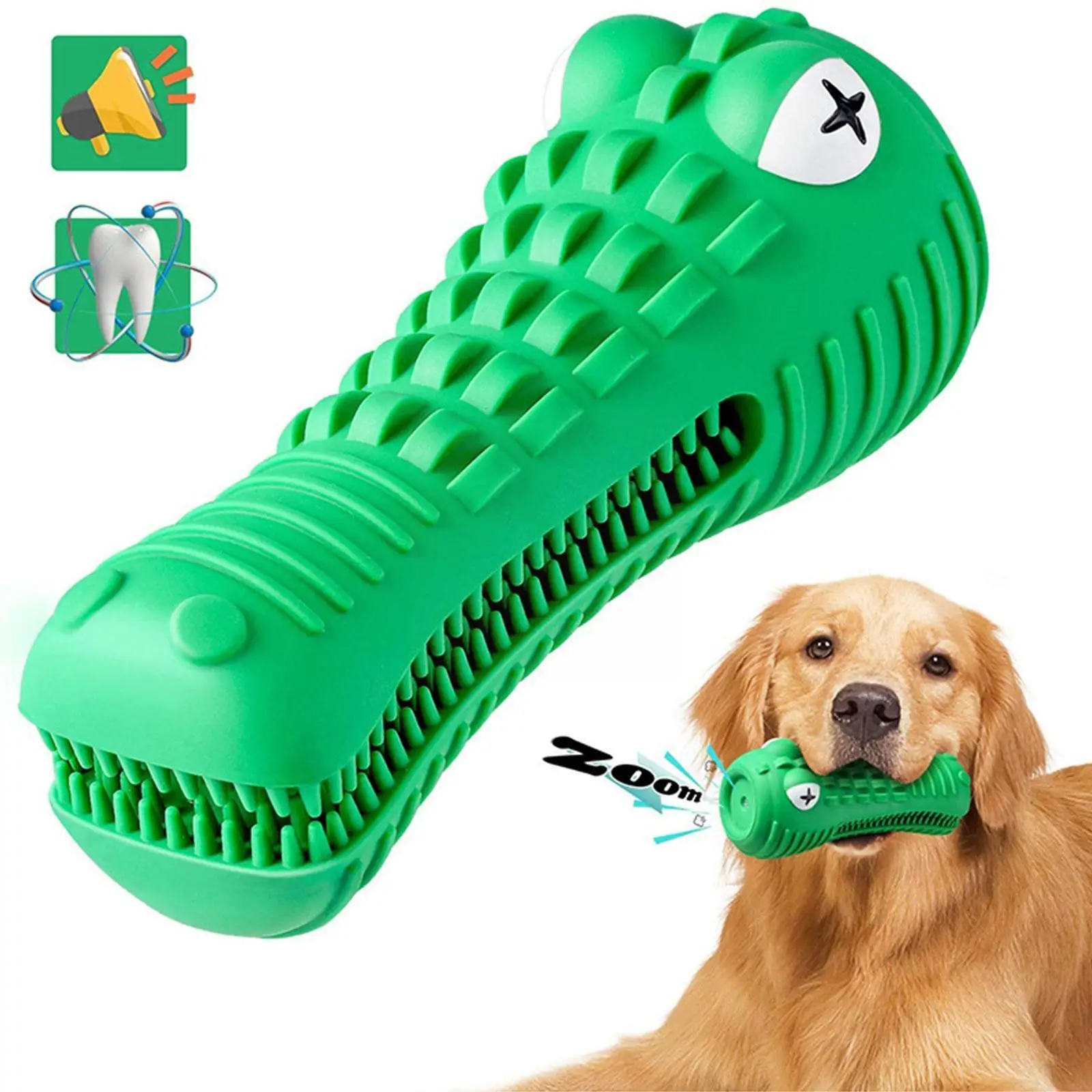 

Rubber Dog Chew Toys Multifunctional Teeth Cleaning And Gum Massage Toys For Medium Large Dogs Pet Supplies Puppy Popular T Z0a1