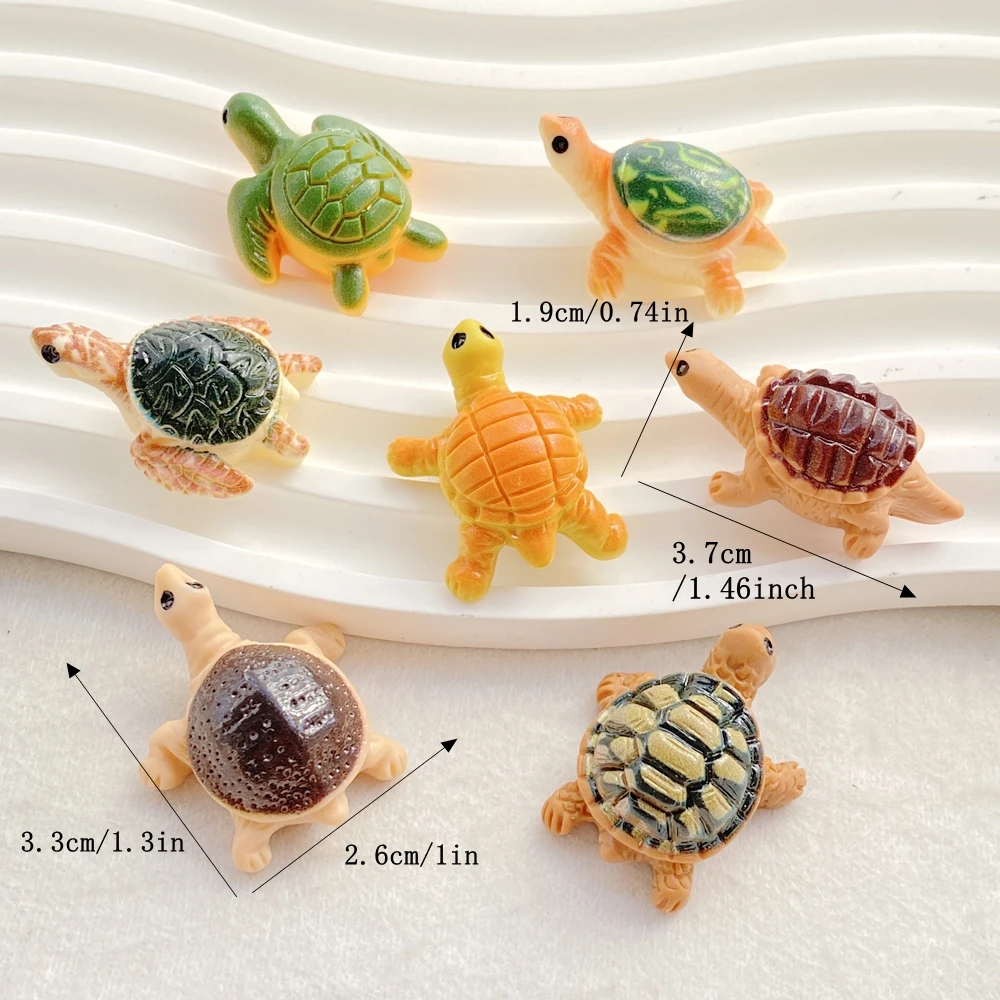 

Набор из 7 фигурок черепах из резины TSXJY