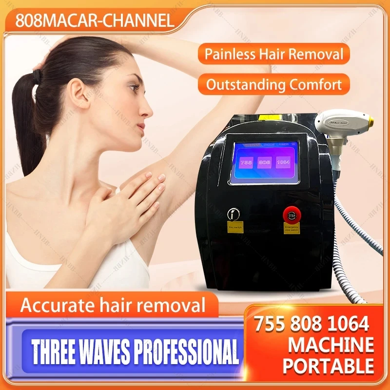 

Диодный лазер 808 нм для безболезненного и эффективного удаления волос с 755 нм, 808 нм, 1064 нм для всех типов волос кожи