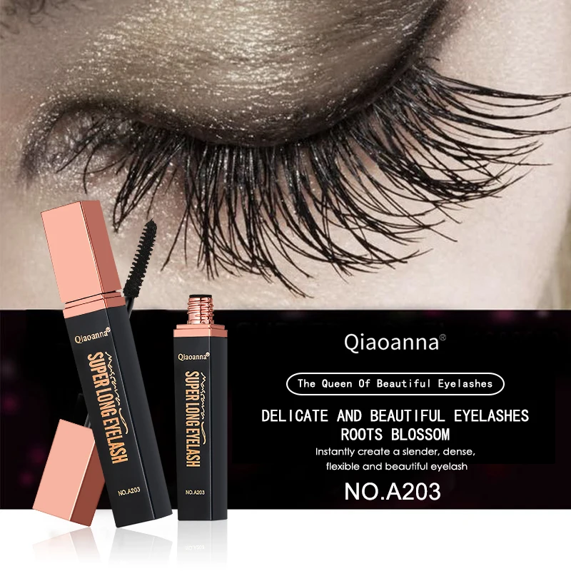 

4D Silk Fiber Mascara Long Thick Curling Sunflower Waterproof Rimel Maquiagem Waterproof Makeup Cosmetic Тушь Для Ресниц