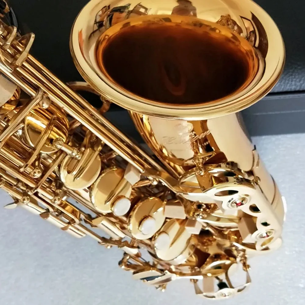 Японское золото 82Z Профессиональный альт-саксофон E-flat Латунь От 1 до Структура