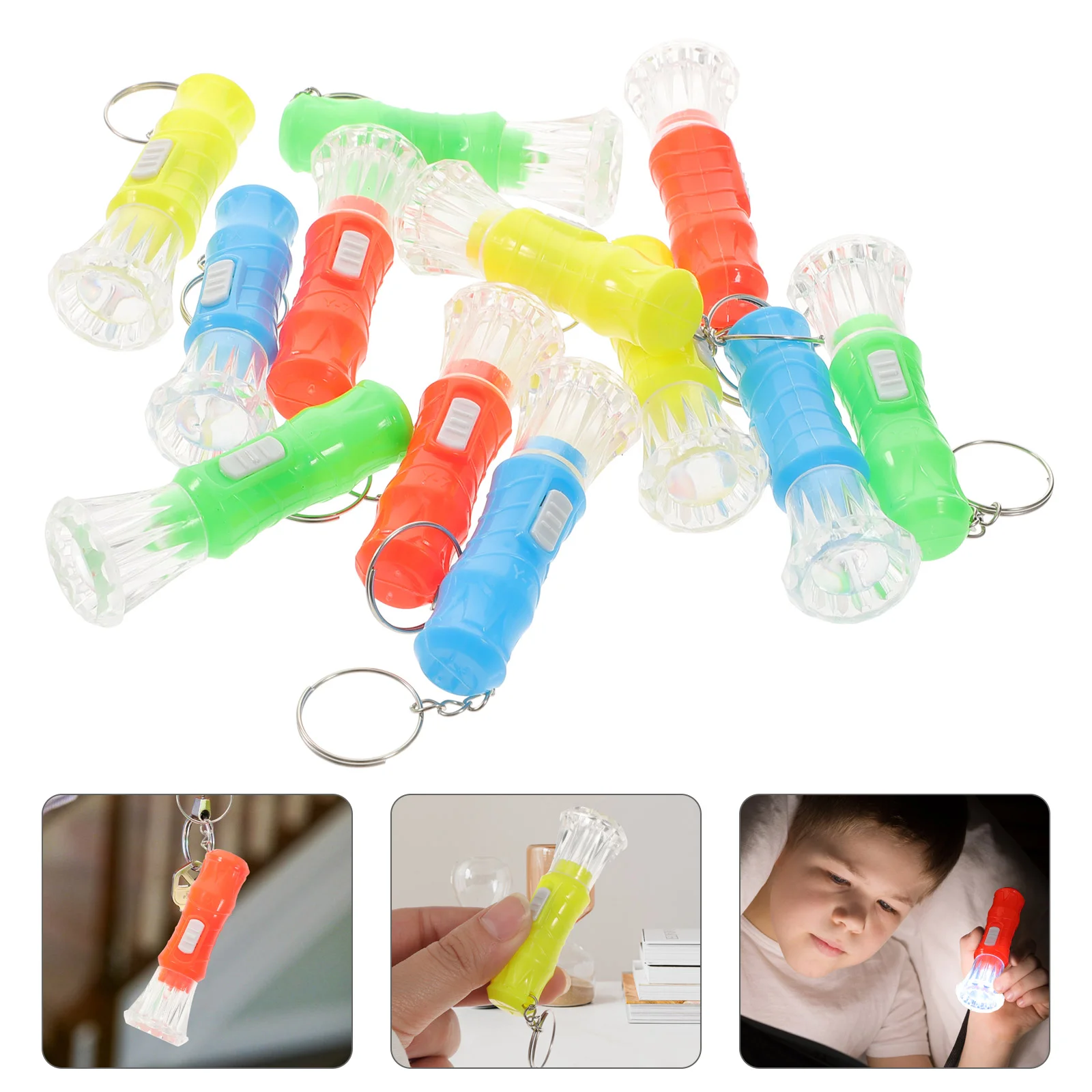 

100 шт., карманные мини-фонарики для детей