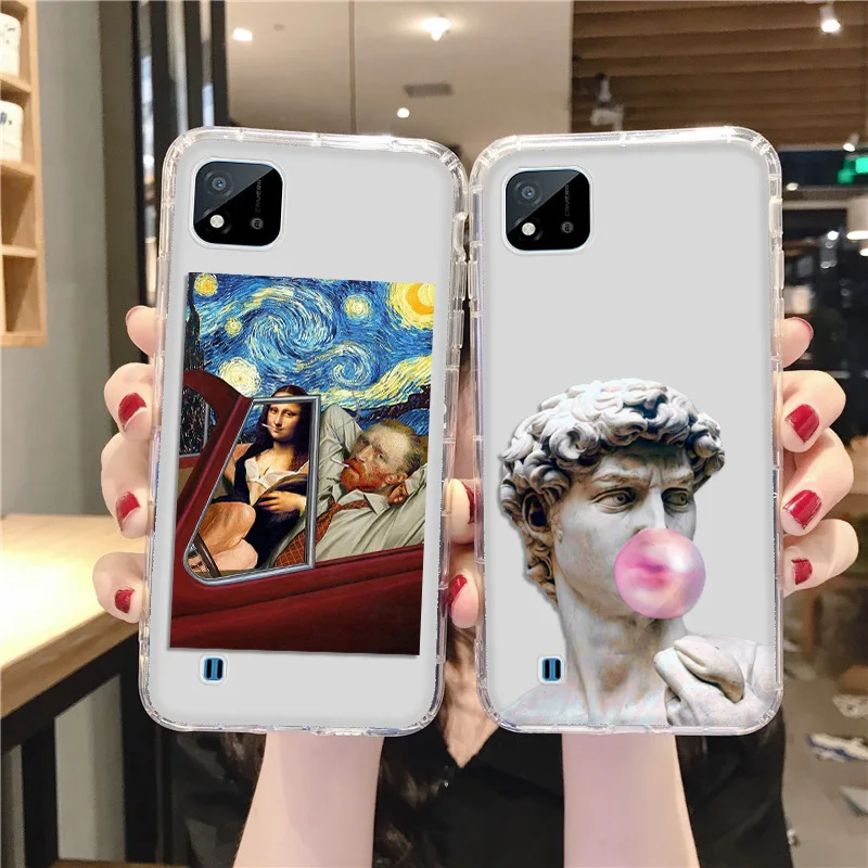 

Clear Art Phone Case for Vivo S1 Pro Case Soft Case Funda Vivo V20 SE 15 Pro Y91 Y90 Y75 Y71 Y50 Y30 Y31 Y20 Y20i Y11 Back Cover