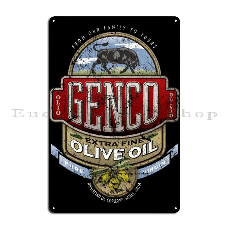 

Металлический плакат Genco с изображением оливкового масла