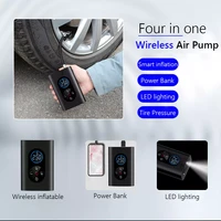 150psi car air inflator pump electric portable for car motor bicycle tyre tire balls smart digital inflatable wireless air pump