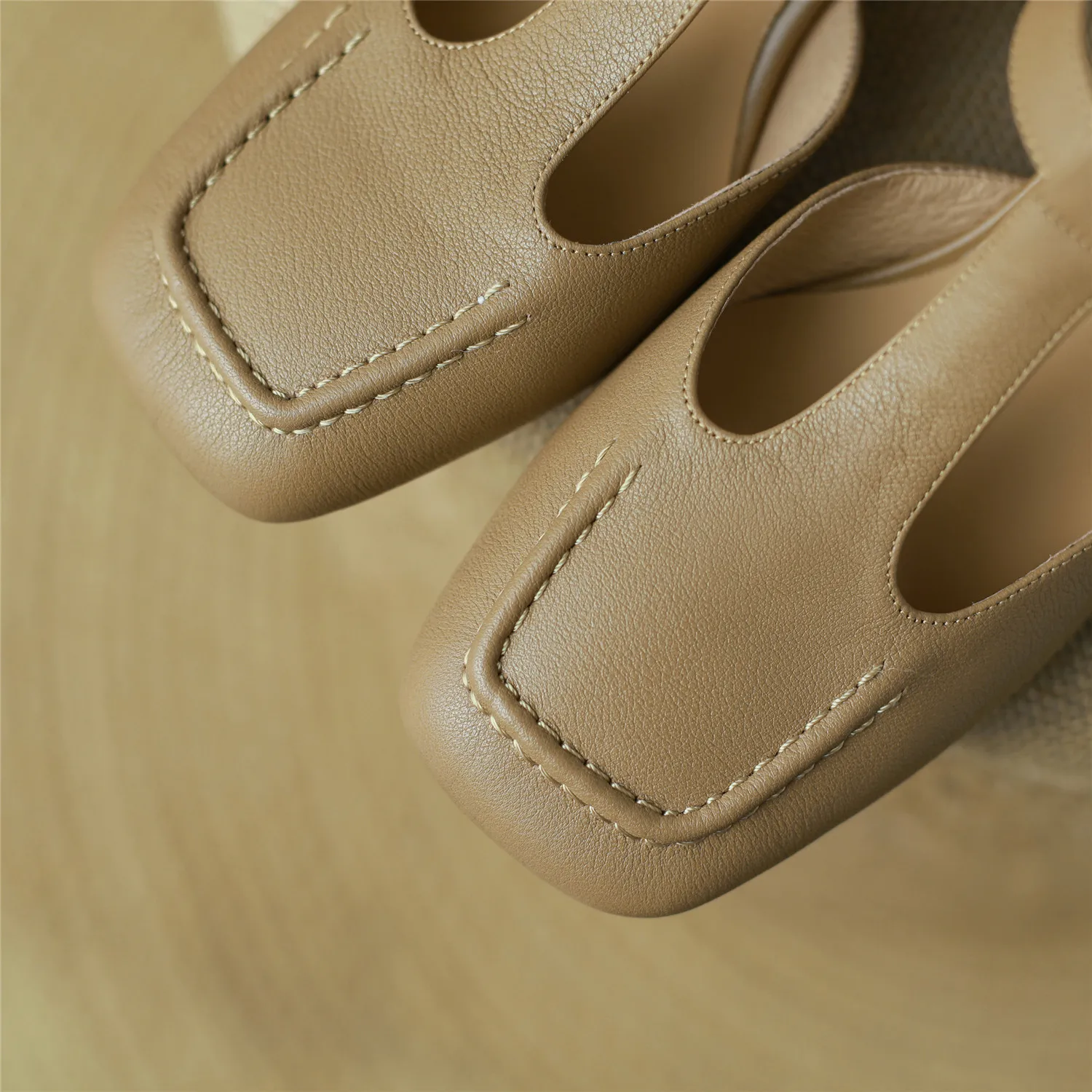 Women Sandals 2023 Summer New Luxury Genuine Cow Leather High Block Heel Buckle Pure Handmade Quality Shoes Big Size 42 Casual