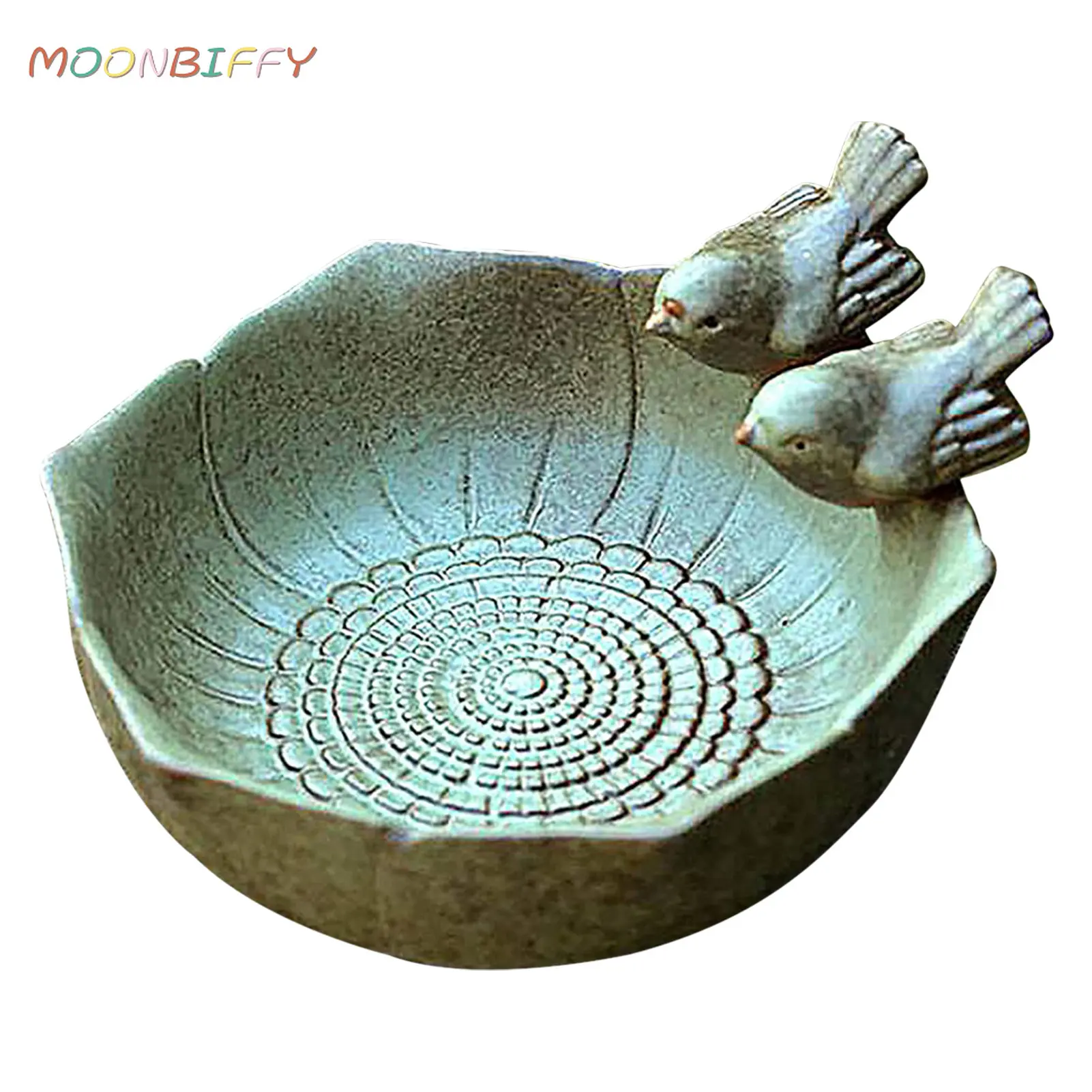 

Ceramic bowls feeder for birds courtyard bowl for feeding birds garden decoration Snack for bowl for table ornaments crafts