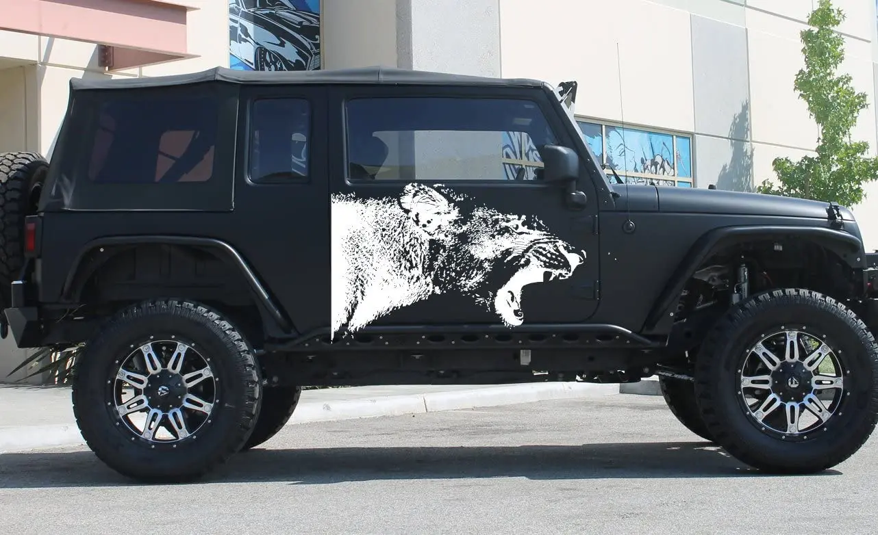 

Наклейка с головой Пантеры, Виниловая наклейка с головой Пантеры, наклейка с головой Пантеры для дрифта, виниловая графика для внедорожника...