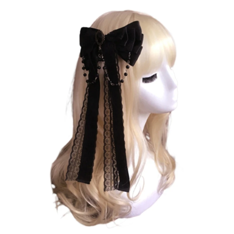

Ribbon Ribbon Hair Bows Hairpins Girls Hair Clips Barrettes Clip Heawear Dropshipping