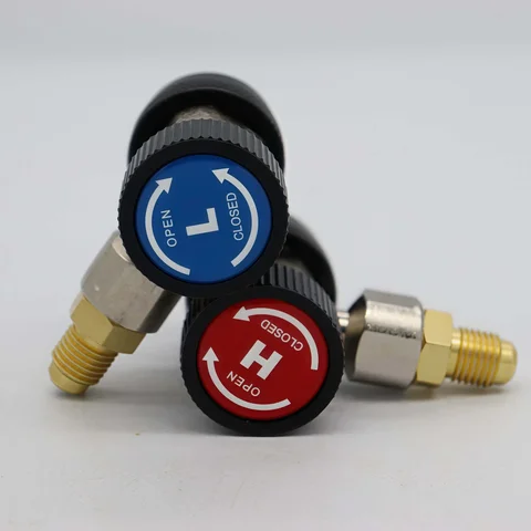 Разъем для обслуживания автомобильной холодильной системы R134a, простое и удобное управление, устойчивость к коррозии металлического материала