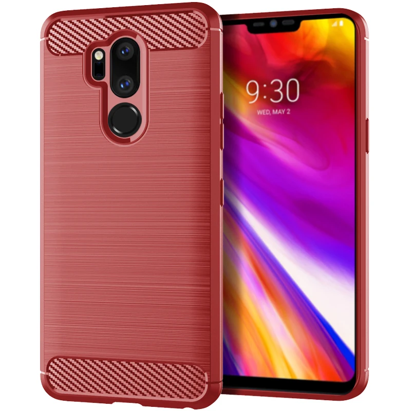 Противоударный силиконовый чехол для LG G7 Thinq One чехлы из углеродного волокна g7 +