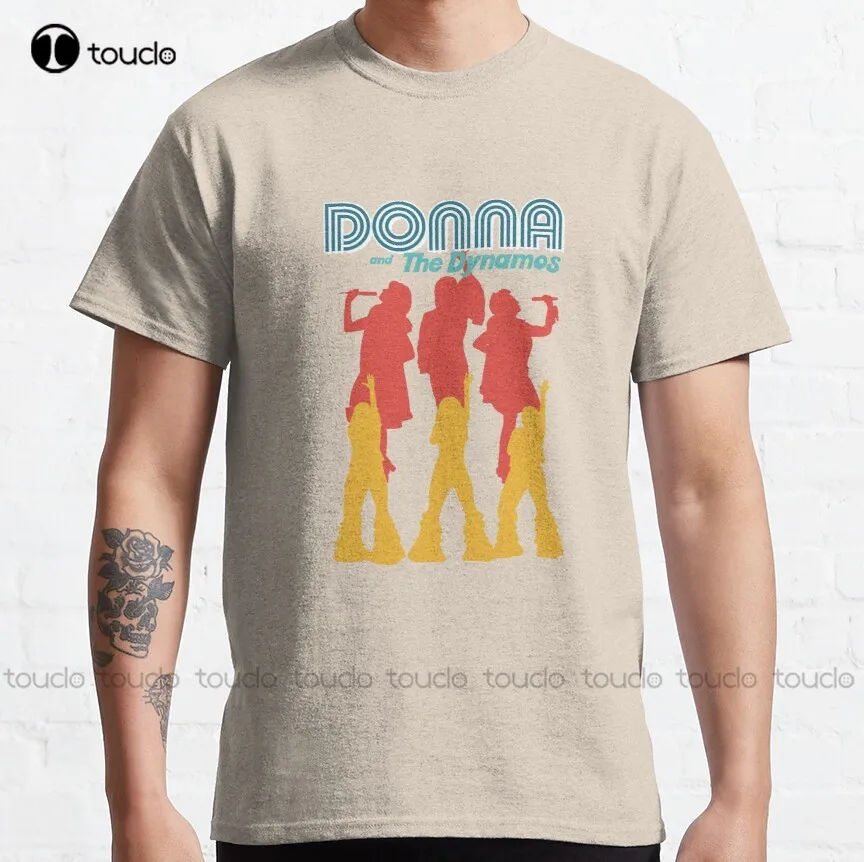 

Классическая футболка для мужчин и женщин, стильная рубашка оверсайз с принтом мама Mia и Динамо 70S, в стиле унисекс, из натурального хлопка, для подростков