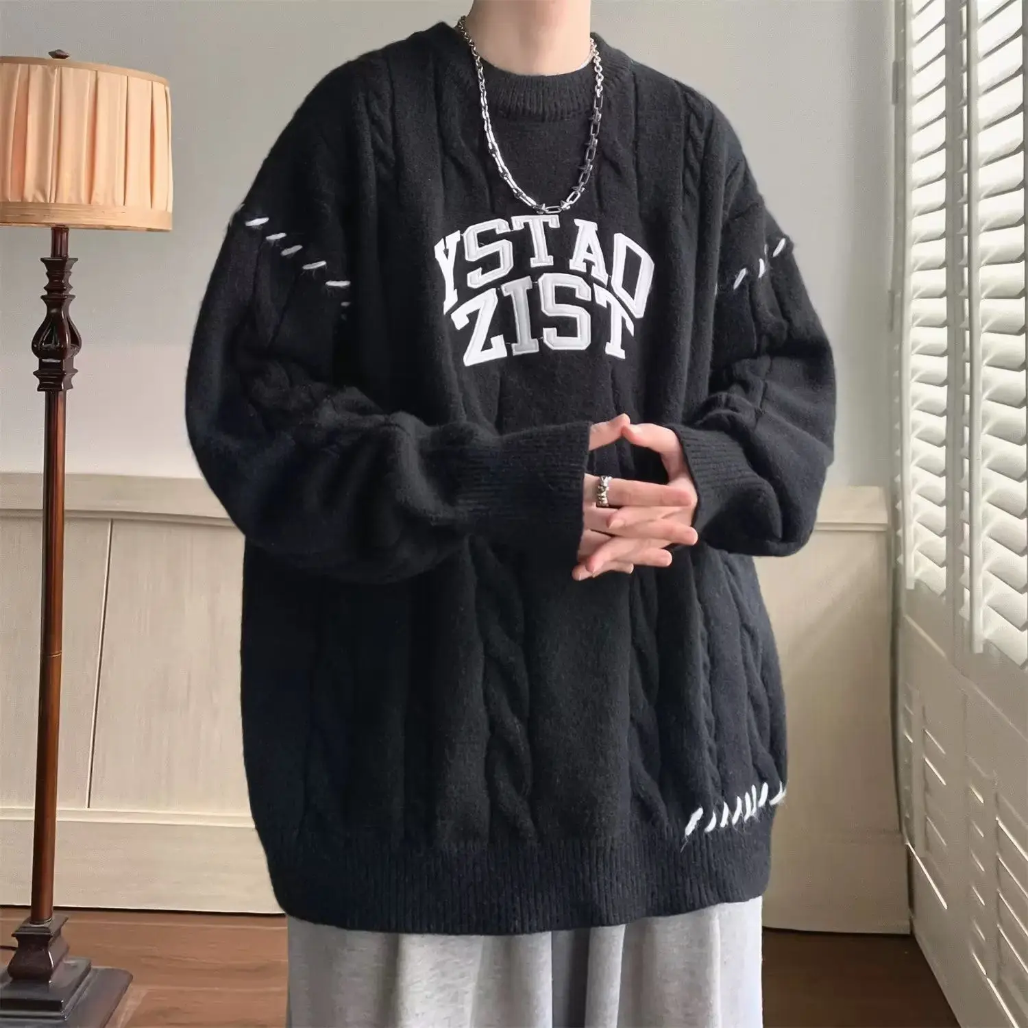 Свитер мужской в стиле ретро