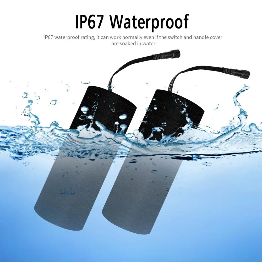 Нескользящие нагревательные ручки для мотоцикла 5 В USB 3