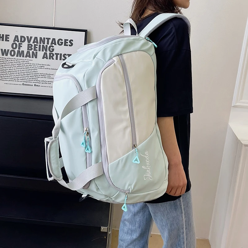 Double Shoulder Travel Bag Men And Women'S Large Capacity Light Luxury Shoulder Bag Outdoor Luggage Clothing Storage Bag M642