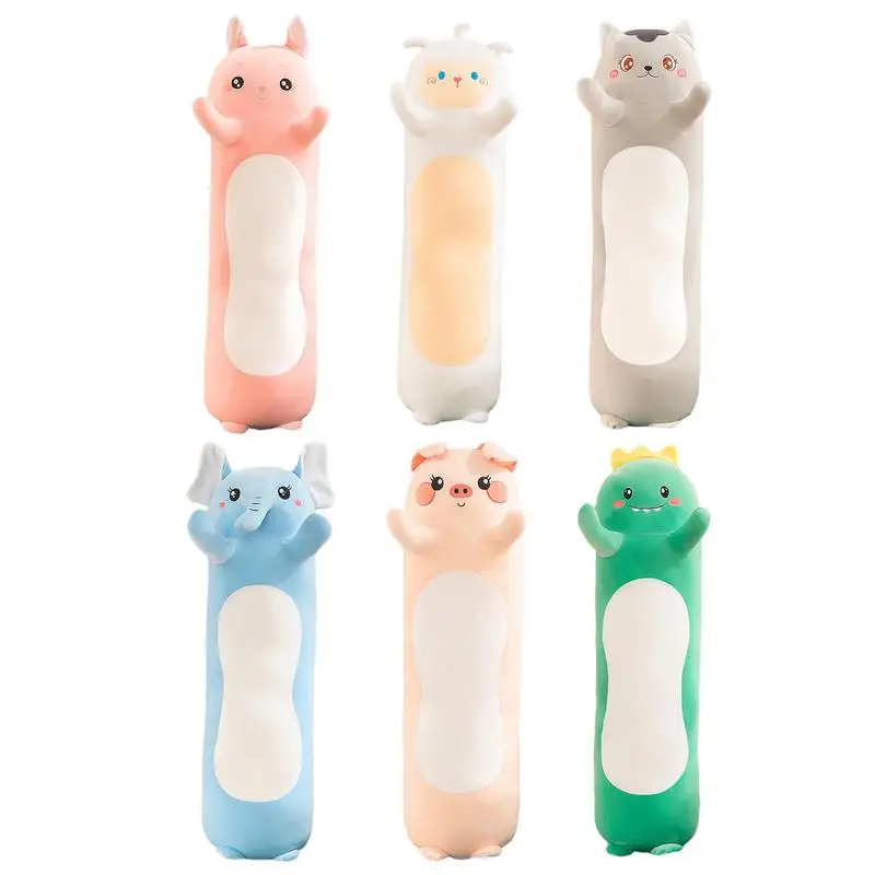 

80cm Cute Cat Stuffed Animals Soft Plushies Long Cat Plush Pillow Comfortable Plush Throw Pillow Doll Toy Gift For Girlfriend