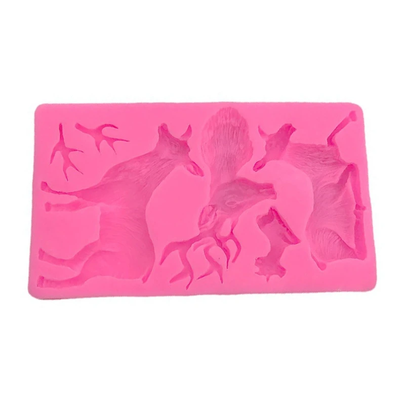 

Формы для шоколада в форме рождественского лося, фотоформа для торта, сделай сам