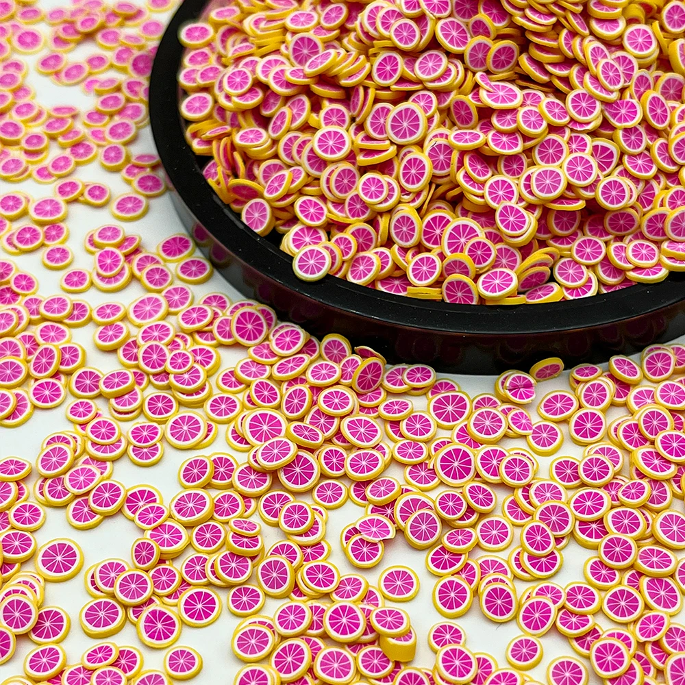 20g Fruit soft pottery piece Polymer Clay DIY Resin Jewelry Making Nail Material for Decoration Slime Hairpin Craft Accessories