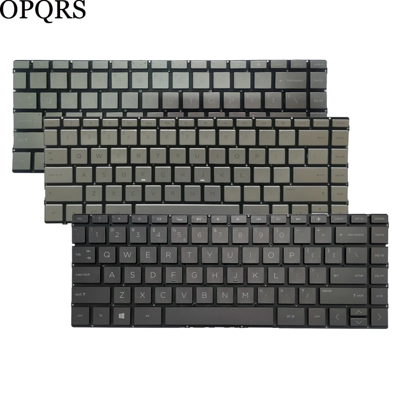 

US laptop keyboard for HP Spectre 13-AC 13-ac000 13t-ac000 13-ac0xx 13-ac023dx 13-ac033dx 13-ac063dx silver/gray/black Backlit