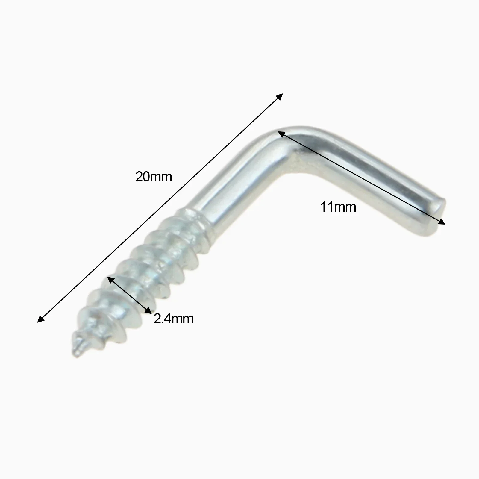 

20/10/5/2 шт. L-образные винтовые крючки для чашек, фоторамка, лампа для растений, светильник, сетка, проволока, кухонный садовый инструмент, болт для глаз, спиральный крючок для вешалки