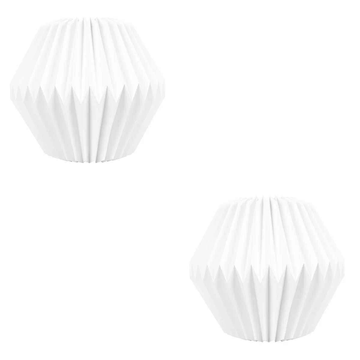 

2 pcs Hanging Light Cover Home Paper Folding Lampshade Decorative Lampshade