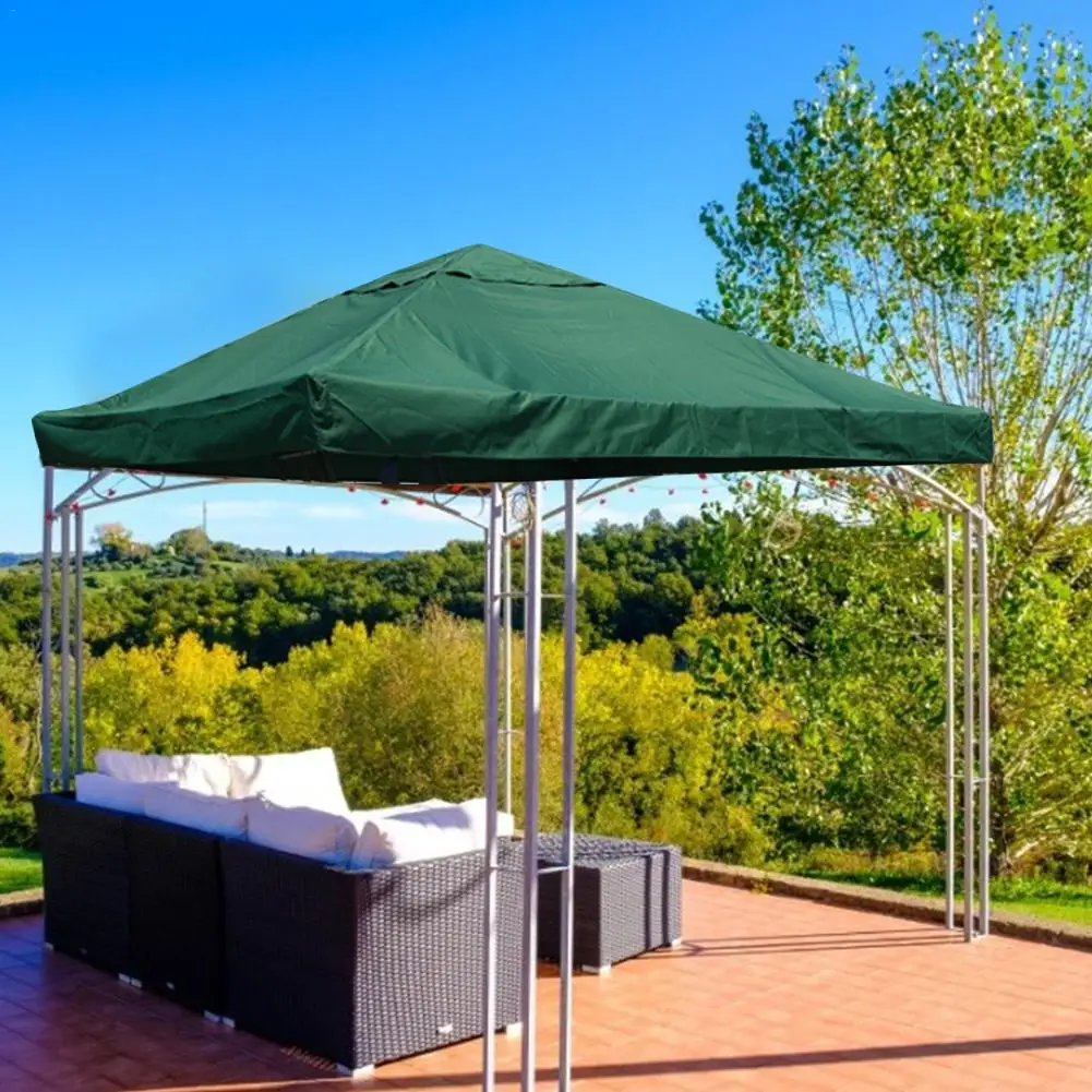 2 Tier Replacement Canopy Top Cover Grill Gazebo Roof Waterp
