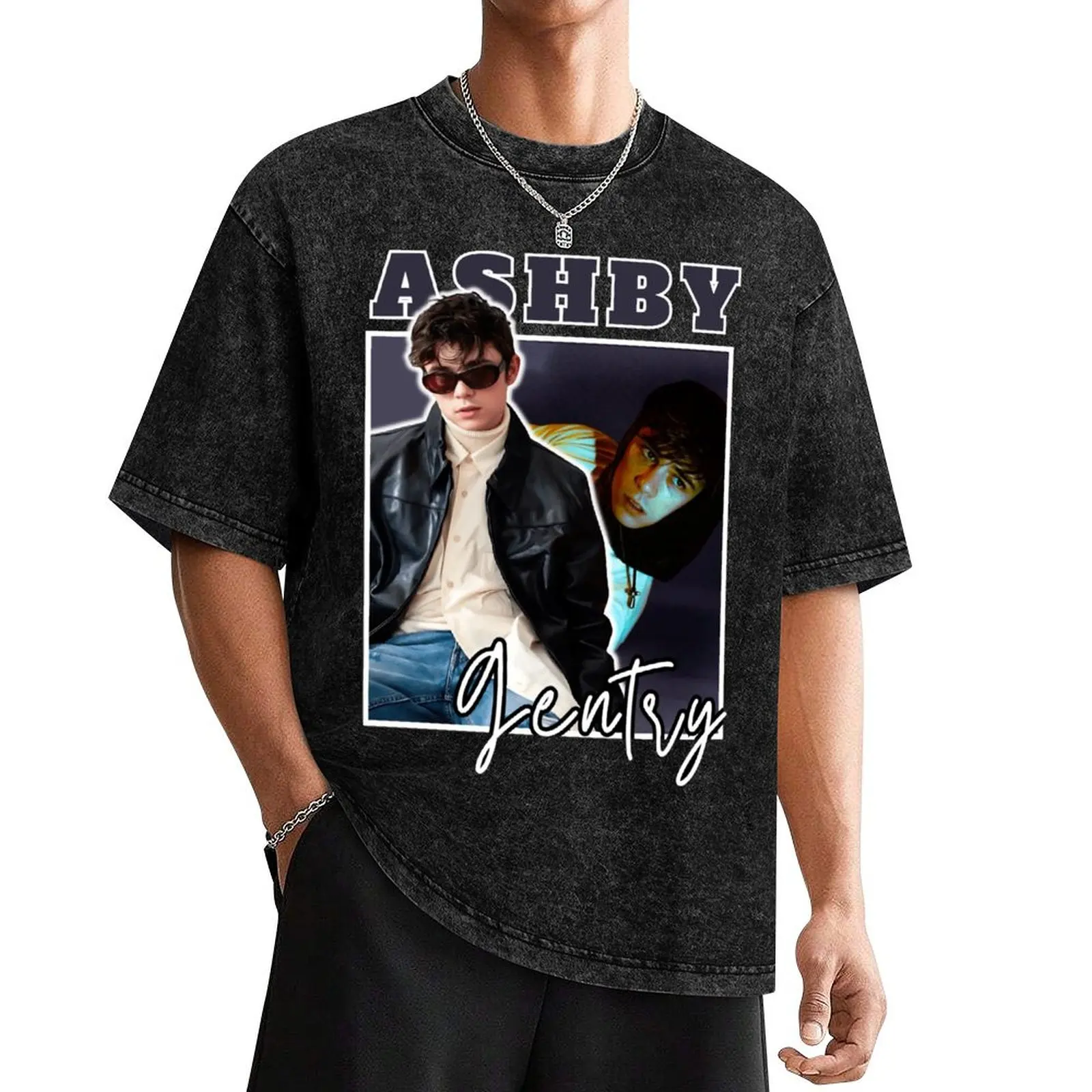 Футболка Ashby Gentry (Актор) Croswit мужские рубашки с рисунком одежда больших размеров