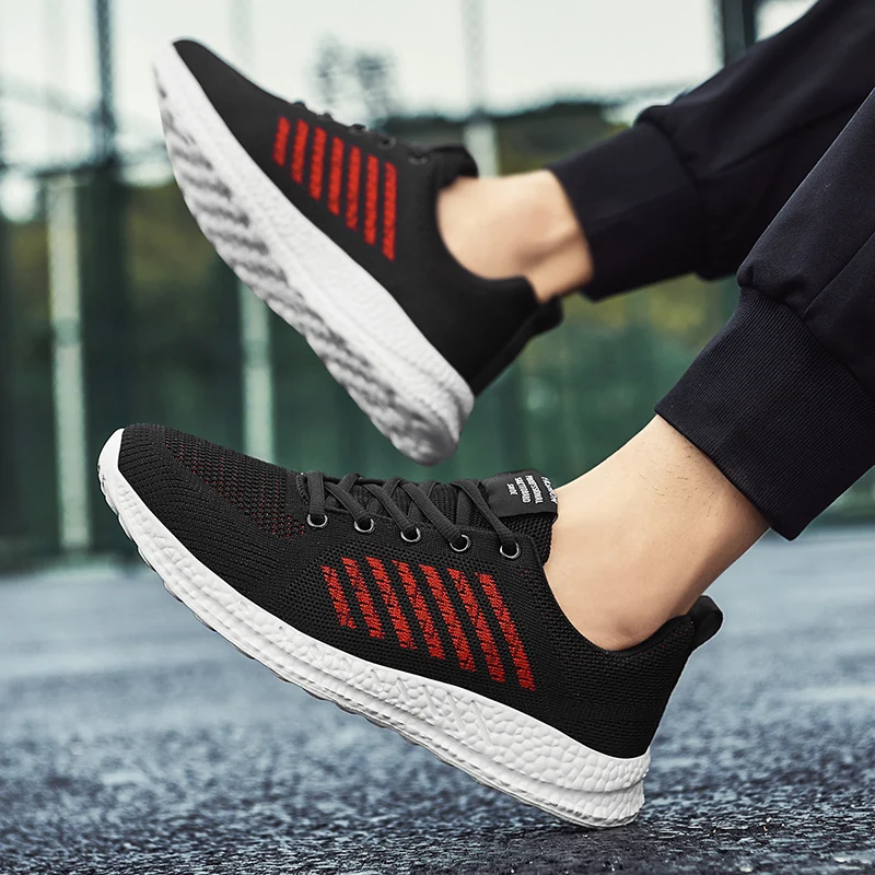 

Spring fashion men sports shoes breathable men's shoes 2022 new fashion lace-up flat shoes mens cheap casual shoes men's loafers