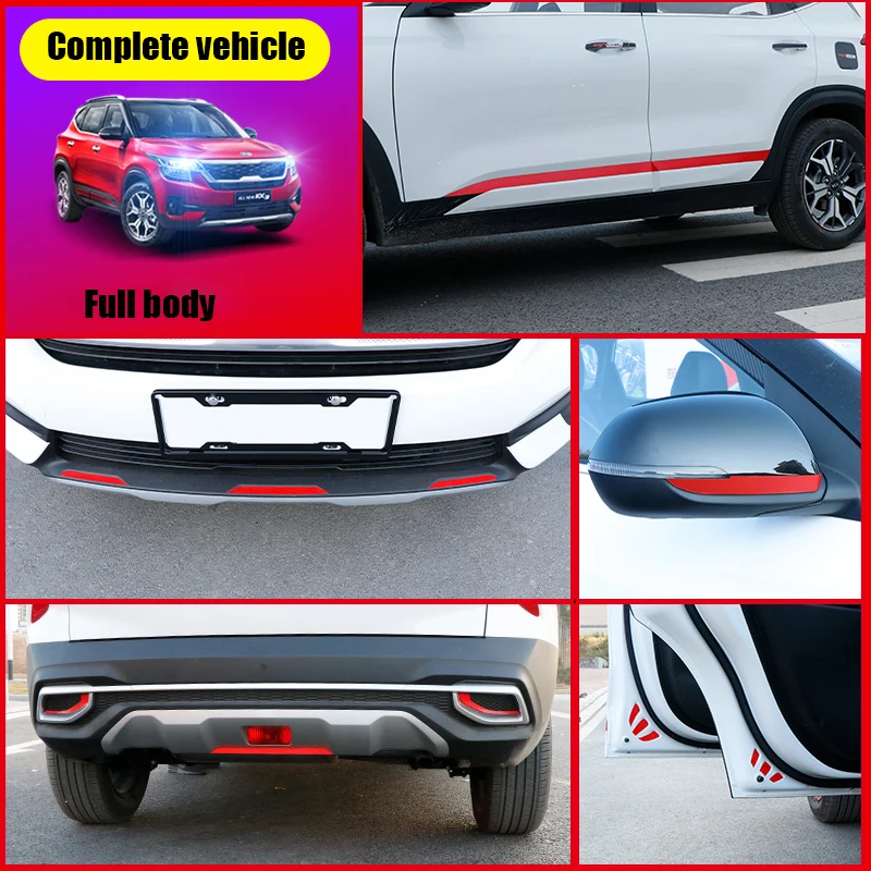 Наклейка на передний бампер для Kia Seltos kx3 2019 2021 2022 | Автомобили и мотоциклы