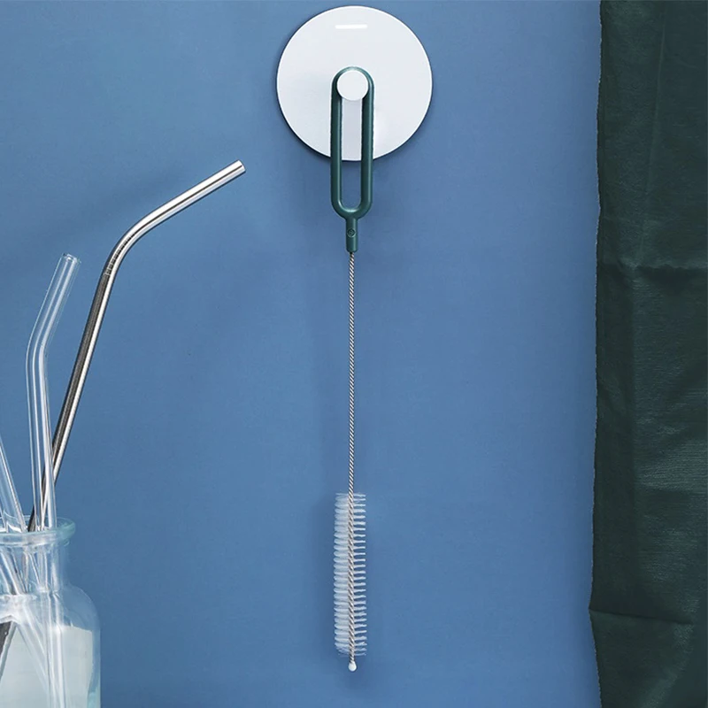 Щетка из нержавеющей стали гибкая щетка для чистки мягких волос на присоске