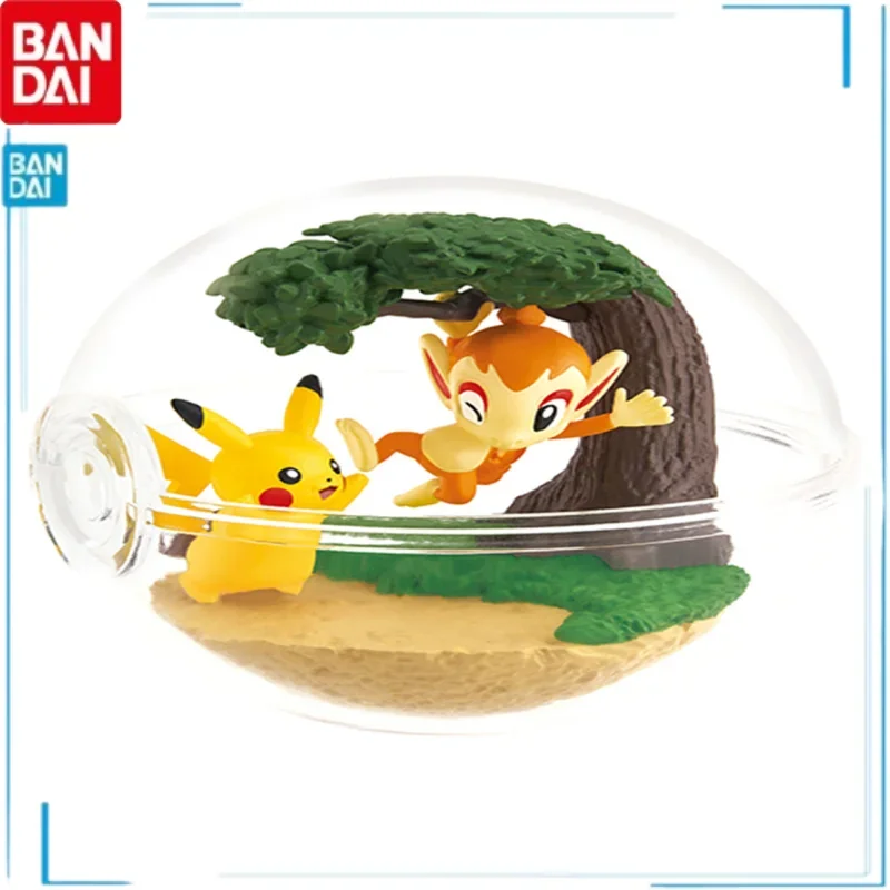 

BANDAI Pokemon Shinx Lampent Marshtomp Pikachu Snivy Anime Figures Brand New Genuine Action Figure Kids Brinquedos
