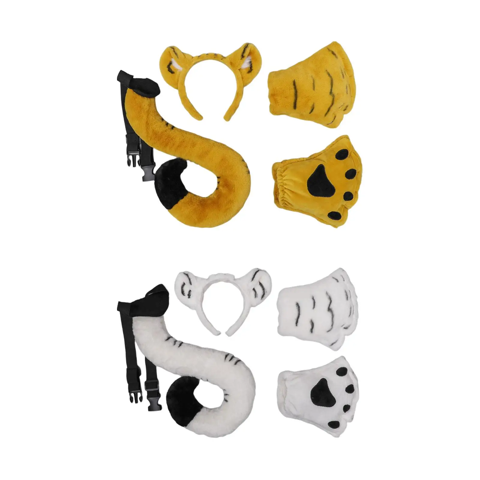 

Animals Costume Set Fancy Dress Headdress Hair Accessory Ears Headband for Halloween Birthday Themed Parties New Year Decoration