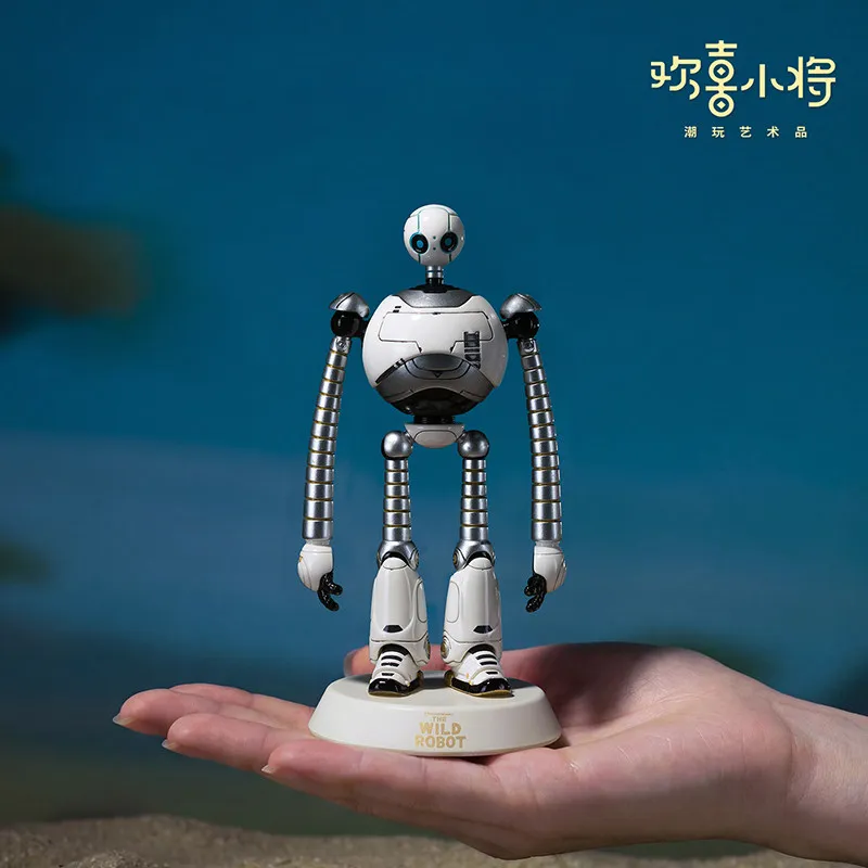 Фото Коллекционная фигурка Huanxi Xiaojiang The Wild Robot Roz, высококачественная ПВХ-статуэтка, настольное украшение, декор для дома №4