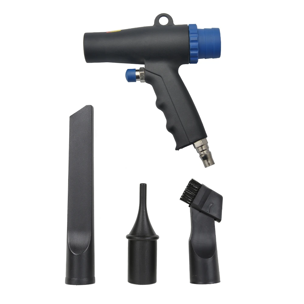 ALLSOME Pneumatic Vacuum Cleaner with 3pcs Nozzles and Dust Removal Suction Gun Pistol Type Cleaning Tool | Инструменты