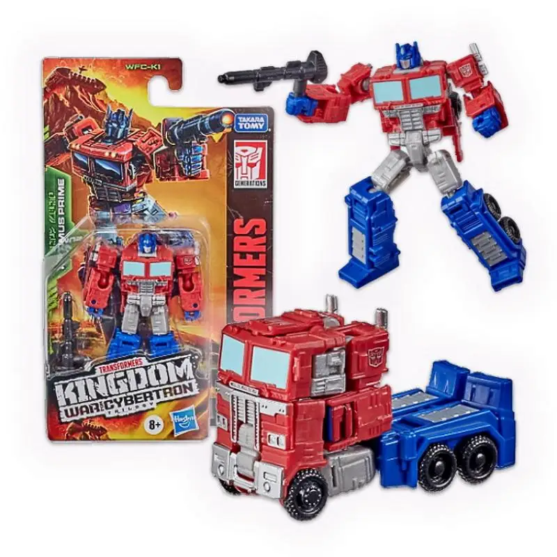 

Фигурка робота Hasbro Трансформеры Kingdom Legacy Optimus Prime, полноценная, ядро, классная война для Кибертрона, аниме, экшн-модель, игрушки, подарок