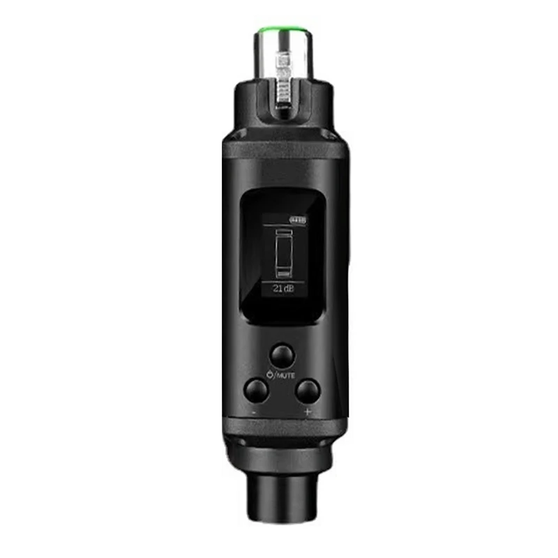 Перезаряжаемый динамический микрофонный предусилитель с ЖК-экраном 12DB-39DB