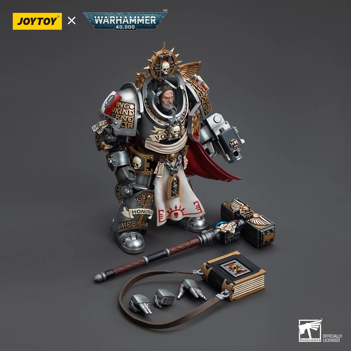 Фото JOYTOY JT 6335 Warhammer 40k 1: 18, Серый Рыцари, большой мастер вольдус №5
