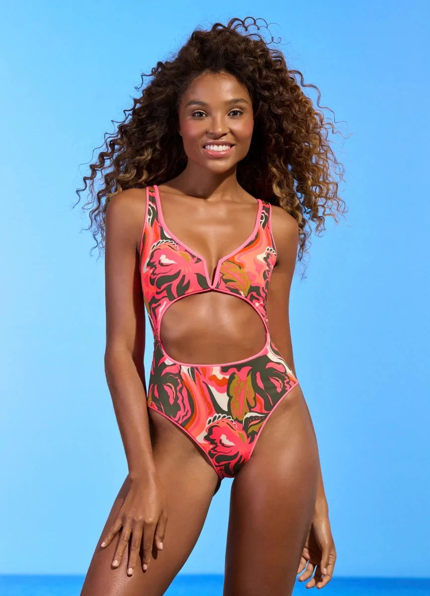 

Reversible Garment One Piece Swimsuit Solid Color Exposed Abdomen Simplicity Women Swimwear Bikini Set Summer Beach Bathing Suit