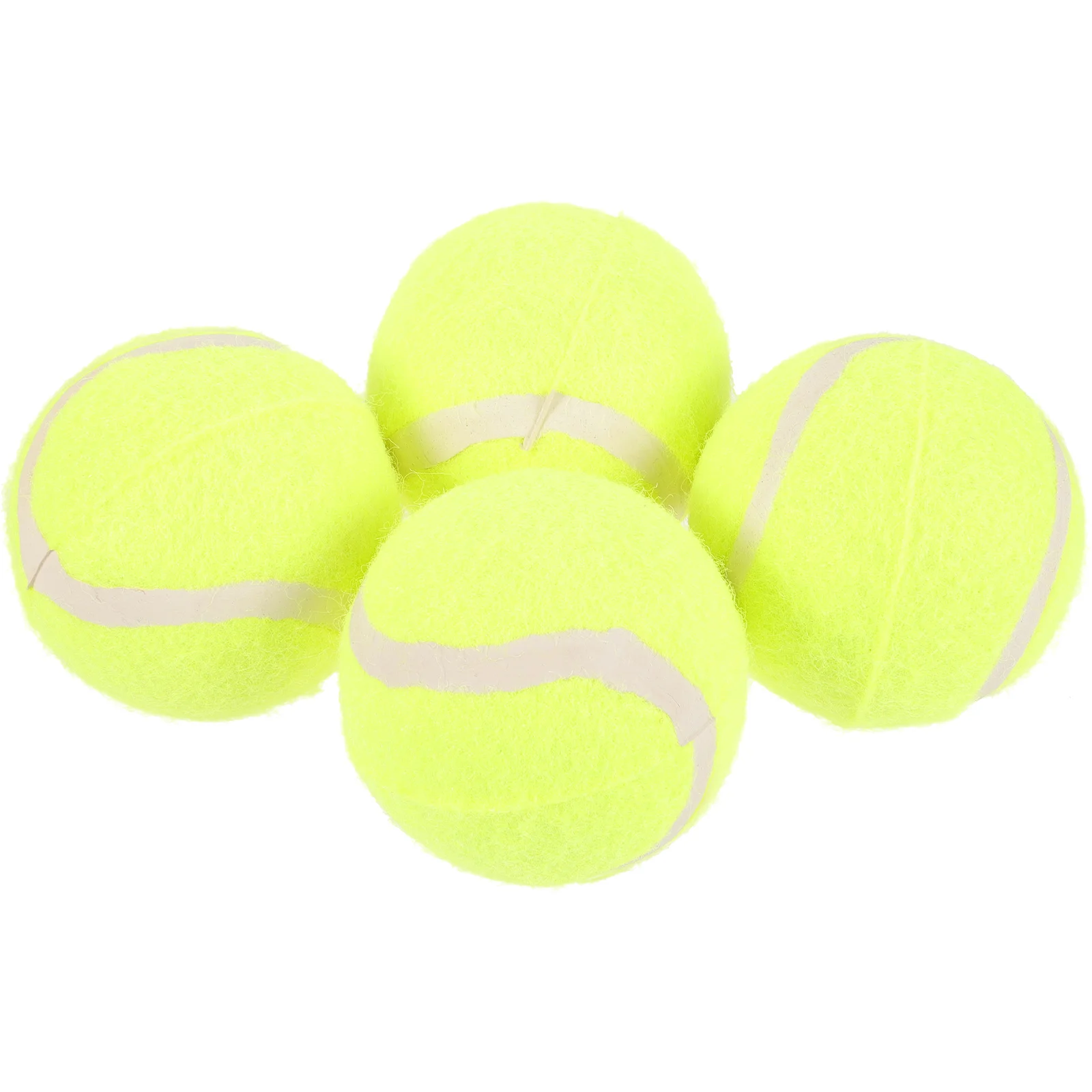 

4 Pcs Outdoor Dog Toy Rubber Balls Puppy Throwing Toys Small Dogs Medium Activity