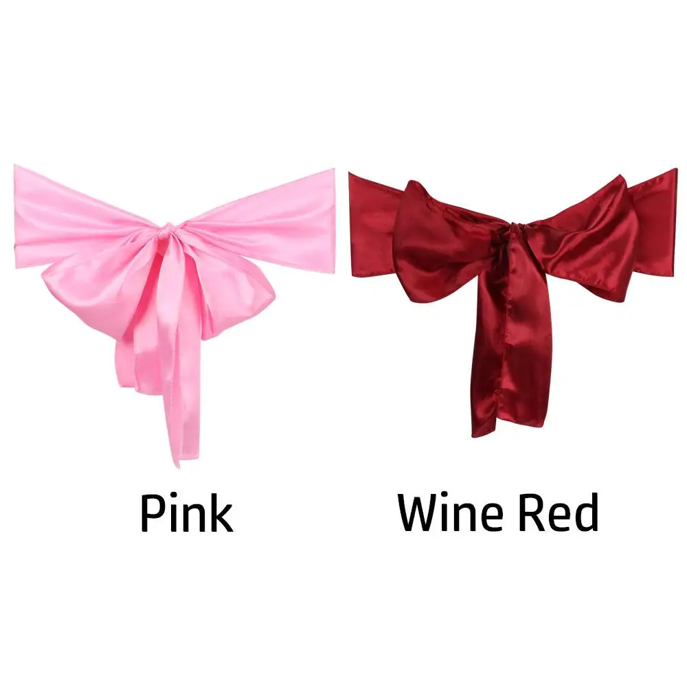 Sash Bow For Wedding Party Cover Banquet Baby Shower Xmas De