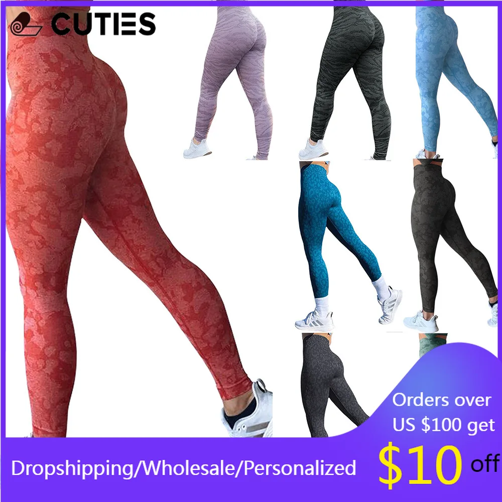 

Seamless Womens Clothes Gym Clothing Leopard Print Plaid Pants Women High Waist Large Femme Pants High-waisted Tights Sweatpants