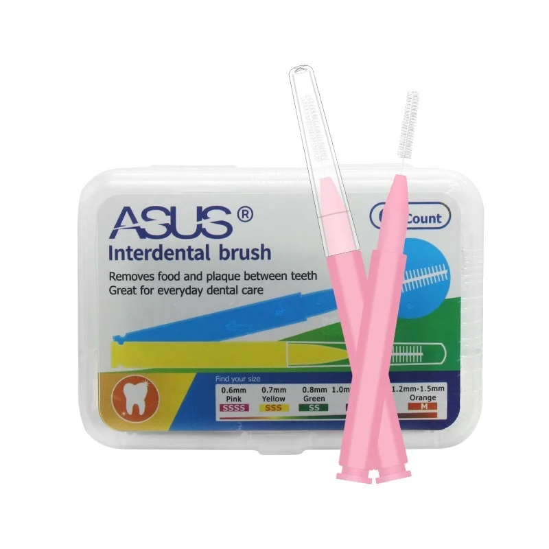 60 шт./компл. I-образная межзубная щетка Denta Floss межзубные средства для очистки