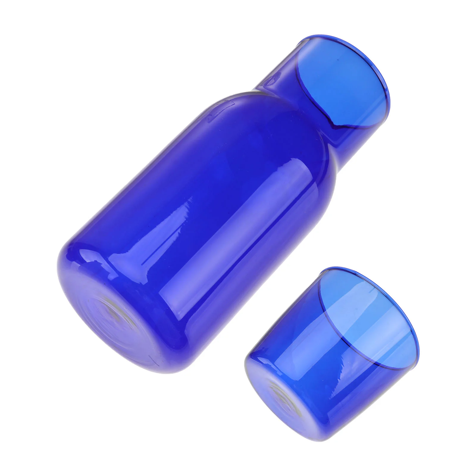 

Clear Kettle Glass Bedside Water Cup Tumbler Lid Desktop Cup Glass Coffee Tumbler Bedside Water Bottle Cup Set