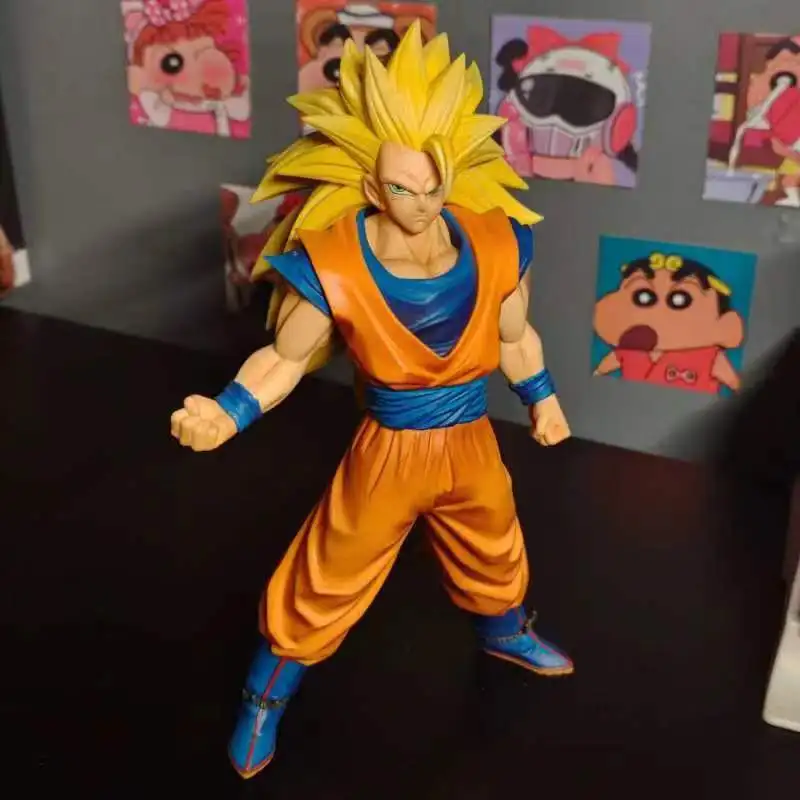 Super Saiyan 3 Goku Action Figures Pvc Statue Collection Model Toys For Children Gifts