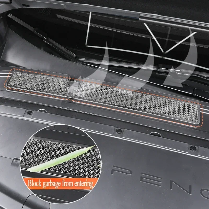 Защитная крышка резервуара для направляющей воды головки Xpeng G6 впускной элемент