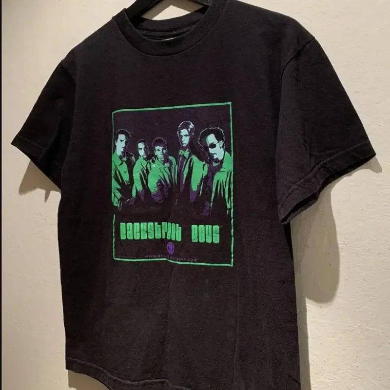 Фото Винтажная футболка Backstreet Boys Winterland Band 2000 года, размер S 5XL №1