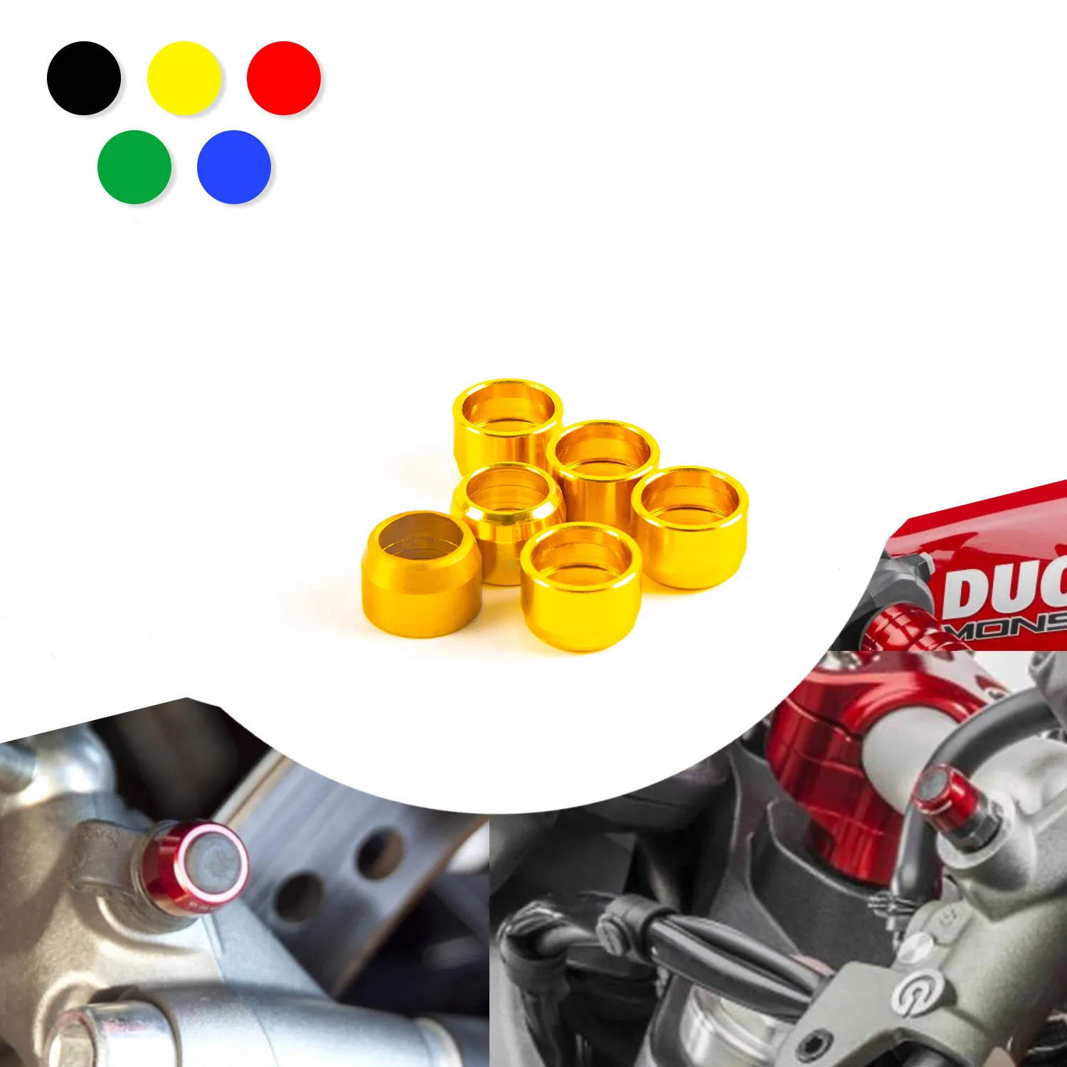 

Motorcycle Universal Accessories Billet Bleed Valve Cover Kit For Ducati Diavel1200 Diavel1260 Diavel 1200 1260