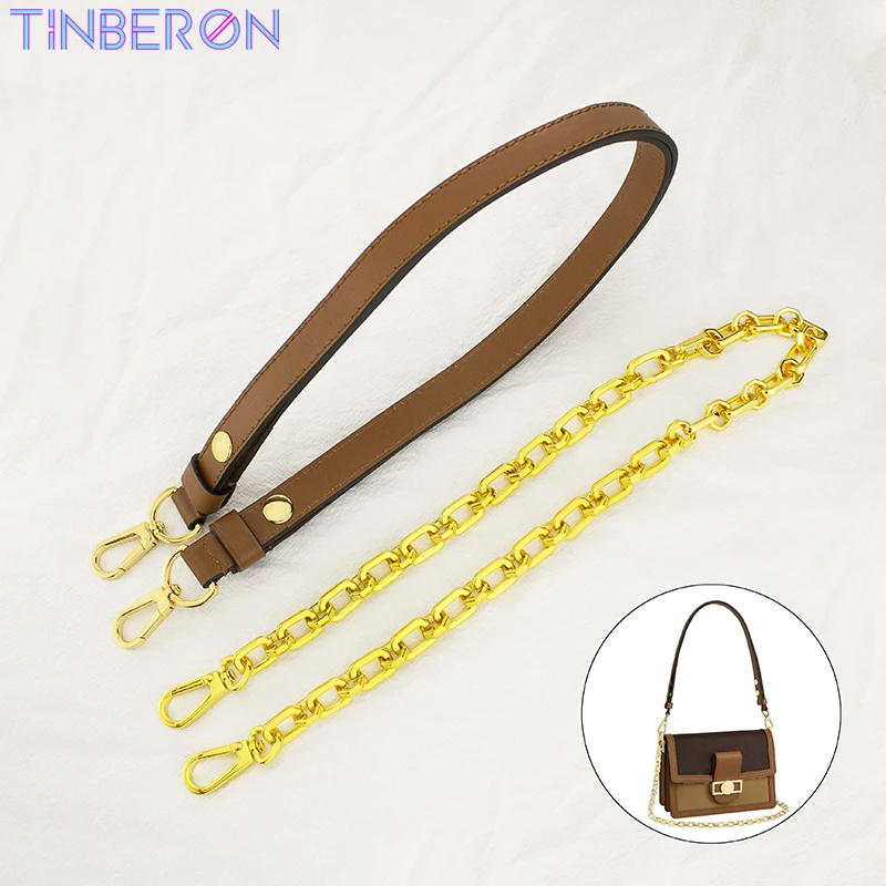 

Кожаные ремешки TINBERON для сумок, аксессуары для сумки через плечо, звено высокого качества